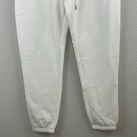True Religion Winter White Collegiate Boyfriend Jogger Sweatpants Medium NWT - Picture 7 of 12